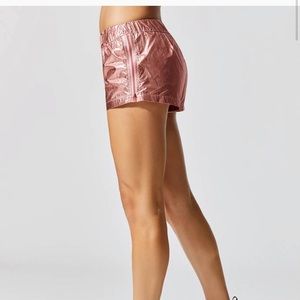 Beach Riot Metallic Shorts